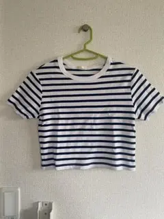 GU 半袖ストライプTシャツ Mサイズ