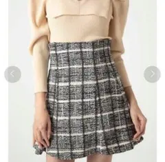 snidel フレアミニスカショーパン　0