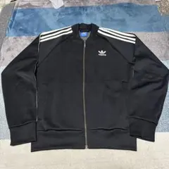 adidas 黒 ジャージ Lサイズ アディダス　美品