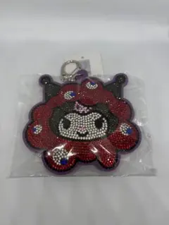 大阪関西万博ミャクミャク×サンリオ　クロミキラキラレザーキーホルダー