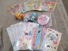 プリキュア グッズセット フィギュア シール 缶バッジ