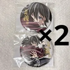 冨岡義勇　箔押し缶バッジ2種×2 鬼滅の刃 WEBくじ コミケ ufotable