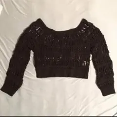 CECIL McBEE セシルマクビー　透かし編みニット