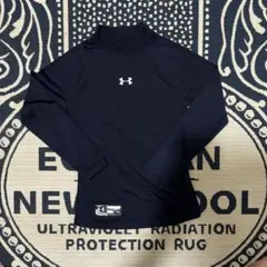 UNDER ARMOUR アンダーシャツ 長袖 ネイビー YLG 150