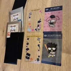 侍ジャパン×サンリオくじ　マイメロ　バツ丸　G賞クリアカードセット