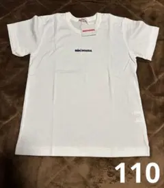 新品✨タグ付き　ミキハウス　白　Tシャツ　110サイズのサムネイル