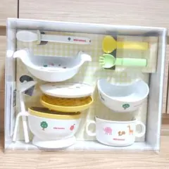 ［新品・未開封］ミキハウス テーブルウェアセット　離乳食　食器セット