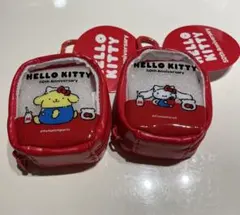 サンリオ　シナモロール ＆ ポムポムプリン　カラビナ付きポーチ