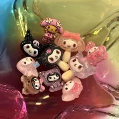 メロクロ　マイメロ　クロミ　ネイルパーツ　mix セット