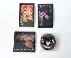 鬼滅の刃 チェキ風ブロマイド フィルム風クリアカード 缶バッジ 蜜璃 伊黒