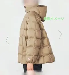 danton フード付きダウンジャケット ブラック