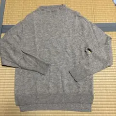 ベージュ　Mサイズ 長袖クルーネックセーター　MUJI