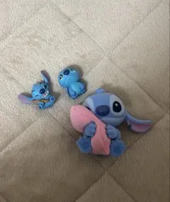 【スティッチ】 フィギュア・マスコット 3体セット