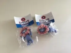 新品未使用関西万博EXPO2025 ミャクミャク フロッキーフィギュア2個セット