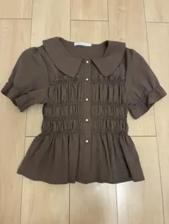 【OLIVE des OLIVE】半袖ブラウス