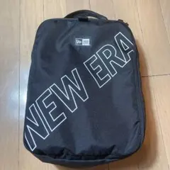 美品　NEW ERA ニューエラ シューズケース ブラック ダブルファスナー