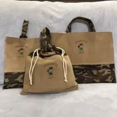 スヌーピー　刺繍　入学・入園セット