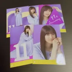 乃木坂46 11th anniversary 生写真　吉田綾乃クリスティー　5種