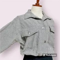 vintageヴィンテージオールインワンモノトーン切り替えレトロUSA海外古着