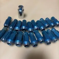 スチールスパイクデザインナット M12 P1.25（ブルー） - メルカリ