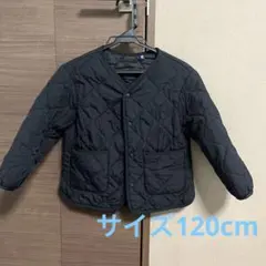 UNIQLO ウォームパデッドウォッシャブルジャケット　120 ブラック