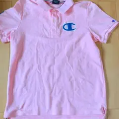 チャンピオン○ポロシャツ○champion○M○ピンク○半袖