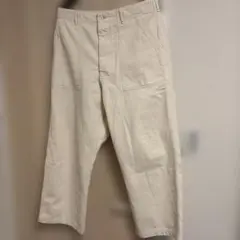 Nigel Cabournユーティリティベイカーパンツ-ヘリンボーン36エクリュ