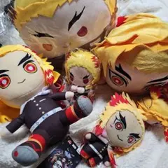 新品タグ付　鬼滅の刃　ふわコロりん　BIGぬいぐるみ　他　 煉獄杏寿郎まとめ売り