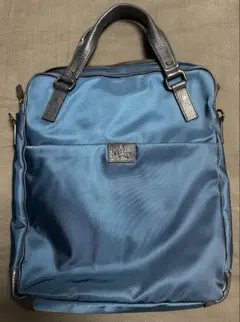「美品」ネイビー ナイロン ビジネスバッグ lanvin en bleuのサムネイル