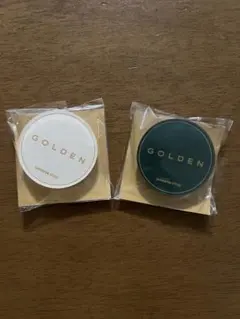 JUNGKOOK GOLDEN 2個セット ホワイト ダークグリーン