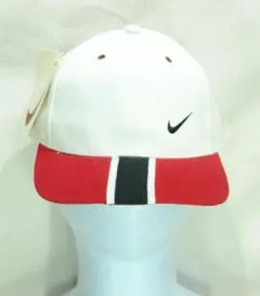 Nike ナイキ キャップ ホワイト/レッド／ブラックライン