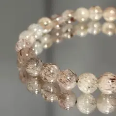 スーパーセブンルチル ✧ 強運・金運 粒8mm 内径16cm 重量15g