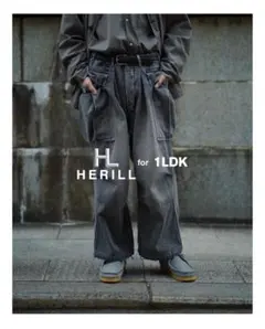 Herill 1LDK別注 デニムカーゴパンツのサムネイル