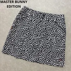 マスターバニーエディション 立体ニット風 ストレッチパンツ 格子柄