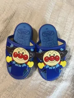 アンパンマン サンダル スリッパ　青 14cm