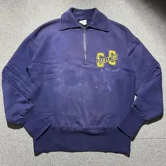50s ヴィンテージ チャンピオン ハーフジップ ランタグ スウェット USA