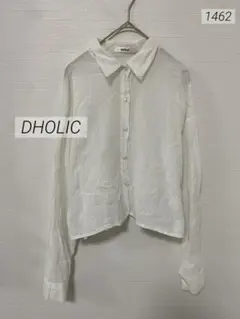 1462 DHOLIC ショート丈シアーブラウス