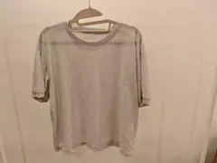 UNIQLO ユニクロ シアーTシャツ 半袖 ホワイト Lのサムネイル