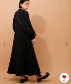 パフスリーブマーメイドスウェットワンピースADAM ET ROPE'アダムエロペ