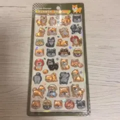 正規品 ボンボンドロップシール 和柄 犬 柴犬