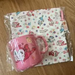 ドキンちゃん、コキンちゃんカップと巾着