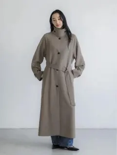 crewre ドレープステンカラーコート サイズ1