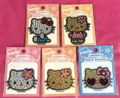 サンリオ ジュエリーデコステッカー　キティ　5枚セット