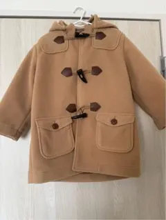 【美品】ミキハウス　ダッフルコート ベージュ 110㎝