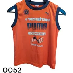 【Puma】プーマ　キッズ　ノースリーブ　オレンジ　サイズ：130　　0052