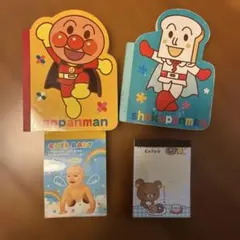 平成レトロ　メモ帳　ミニメモ　アンパンマン　san-x リラックマ　CRUX