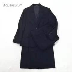 アクアスキュータム スーツ 2XL 3点セット パンツスーツ スカート 美品 黒