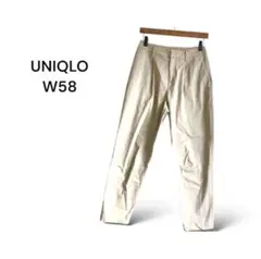 【M相当】ユニクロ UNIQLO コットンテーパードアンクルパンツ