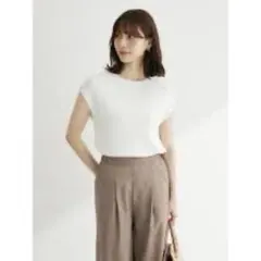 petit Fleur フレンチスリーブリブニットのサムネイル