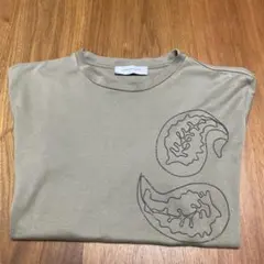 FABIANA FILIPPI Tシャツ ペイズリー装飾 カーキ　専用のサムネイル